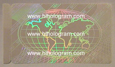 security transparent holographic ID card samples 1
